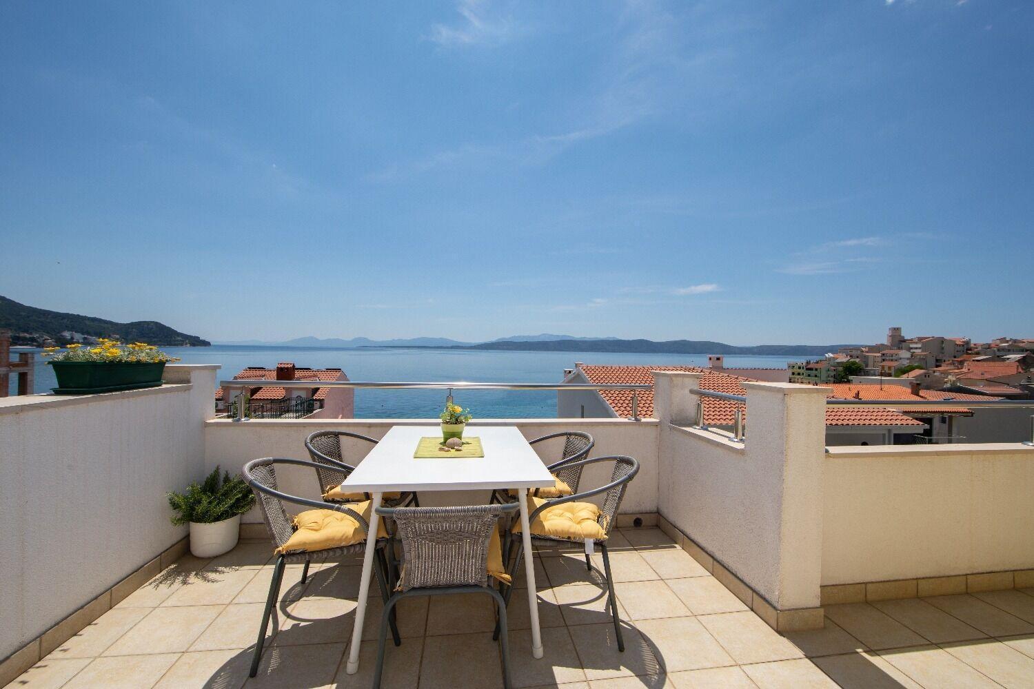 Apartments Ruzica - Sea View Igrane Bagian luar foto