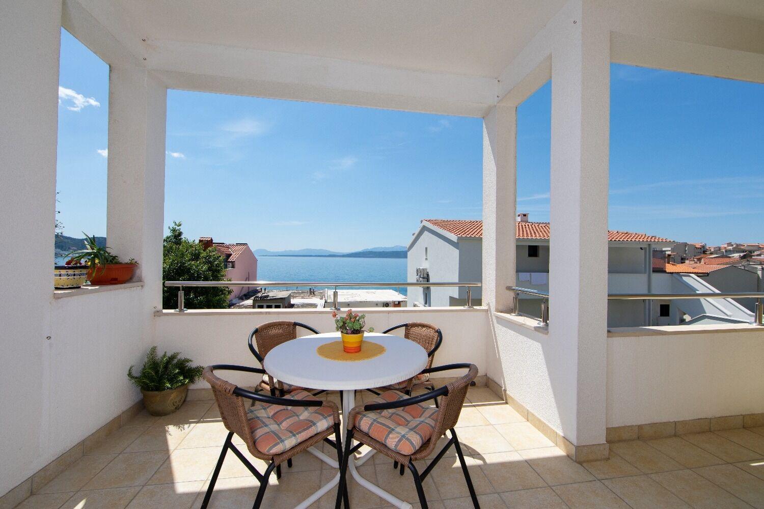 Apartments Ruzica - Sea View Igrane Bagian luar foto